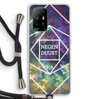 Negenduust ruimte: Oppo A95 5G Transparant Hoesje met koord