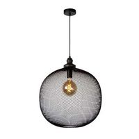 Lucide hanglamp Mesh - zwart - Ø49,5x181 cm - Leen Bakker
