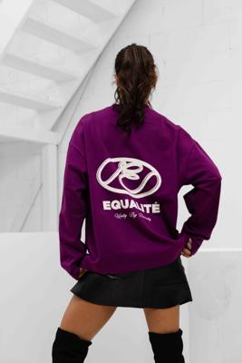 Equalité Arid Longsleeve T-Shirt Dames Paars - Maat XS - Kleur: WitPaars | Soccerfanshop