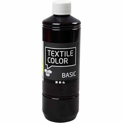 Creativ Company Textile color semi-dekkende textielverf - rood paars, 500ml