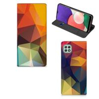 Samsung Galaxy A22 5G Stand Case Polygon Color