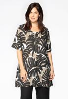 Yoek Tunic PINTO | Zwart | Maat 50/52