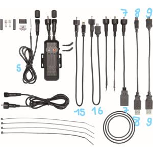 Busch + Müller kabel e-werk nr 7 rond naar usb-a