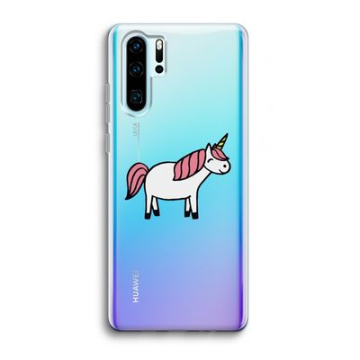 Eenhoorn: Huawei P30 Pro Transparant Hoesje