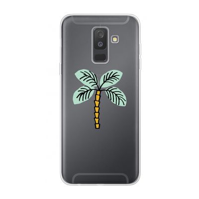 Palmboom: Samsung Galaxy A6 Plus (2018) Transparant Hoesje