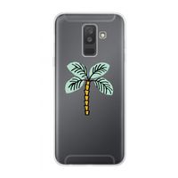Palmboom: Samsung Galaxy A6 Plus (2018) Transparant Hoesje Palmboom: Samsung Galaxy A6 Plus (2018) Transparant Hoesje