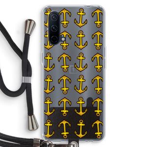 Musketon Anchor: OnePlus Nord CE 5G Transparant Hoesje met koord