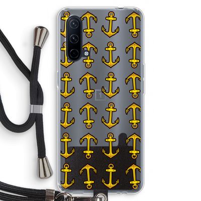 Musketon Anchor: OnePlus Nord CE 5G Transparant Hoesje met koord