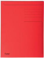 Exacompta dossiermap Foldyne ft 24 x 32 cm (voor ft A4), rood, doos van 50 stuks - thumbnail