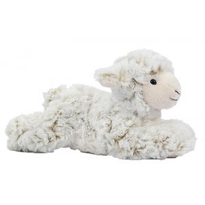 Pluche schaap/lammetje knuffel liggend 22 cm