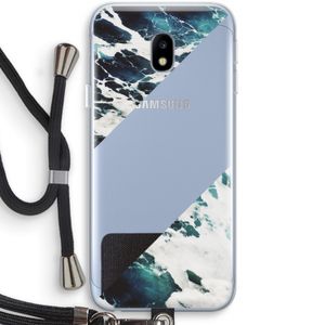 Golven: Samsung Galaxy J3 (2017) Transparant Hoesje met koord