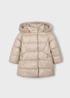 Mayoral winter jas meisjes - zand - lang
