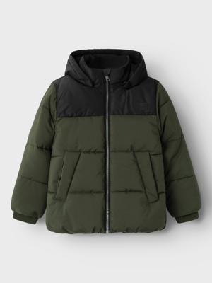 Name it winter winterjas jongens - groen - puffer - NkmMorning