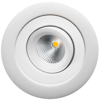 LED inbouwspot 540 lumen 6W wit draai en kantelbaar dim to warm 133mm LED inbouwspot 540 lumen 6W wit draai en kantelbaar dim to warm 133mm
