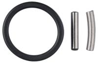 Bosch Accessoires Fixeerset: fixeerstift en rubberring 5 mm, 25 mm 2st - F00Y145204 - thumbnail