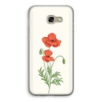 Red poppy: Samsung Galaxy A5 (2017) Transparant Hoesje