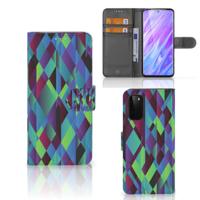 Samsung Galaxy S20 | Book Case | Abstract Green Blue