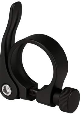 Edge Zadelpenklem ø34.9 alu quick-release - zwart