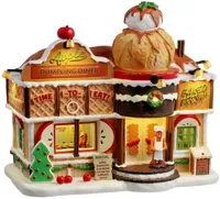 Lemax apple dumpling diner verlicht kersthuisje Sugar &apos;N&apos; Spice 2025