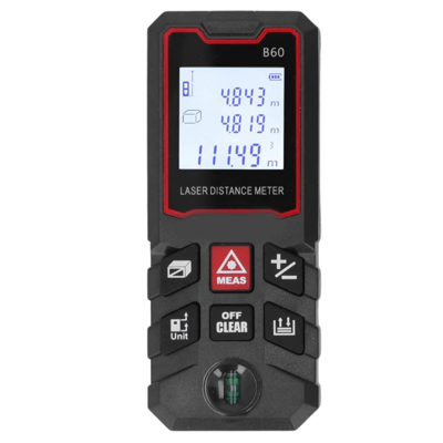 Prestara Professionele Laser Afstandsmeter - 50 Meter Bereik | Bouwlaser met Digitale Nauwkeurigheid en Ingebouwde Waterpas - Incl. Batterijen