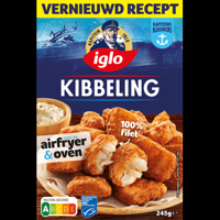 Iglo Kapiteins Klassiekers Kibbeling 245 g bij Jumbo