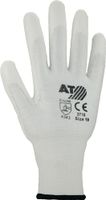 Asatex Snijbestendige handschoen | maat 11 wit | EN 388 PSA-categorie II | HDPe m.polyurethaan | 10 paar - 3710/11 3710/11