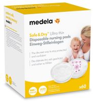 Medela Disposable Zoogcompressen Ultra Thin 60stuks - thumbnail
