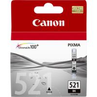 Canon inktcartridge CLI-521BK, 1.250 pagina's, OEM 2933B001, foto zwart