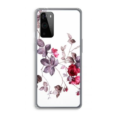 Mooie bloemen: OnePlus 9 Pro Transparant Hoesje