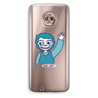 Zwaai: Motorola Moto G6 Transparant Hoesje Zwaai: Motorola Moto G6 Transparant Hoesje