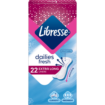 Libresse Extra Long Inlegkruisjes 22 Stuks bij Jumbo