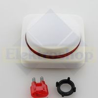 Busch-Jaeger dimknop met glimlamp wit 2115-214 - thumbnail
