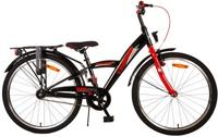 Volare thombike kinderfiets - jongens - 24 inch - zwart rood Volare thombike kinderfiets - jongens - 24 inch - zwart rood