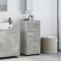 Badkamer Kast Betongrijs 37 x 31.5 x 82 cm Bewerkt hout