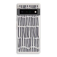 Moroccan stripes: Google Pixel 6 Pro Transparant Hoesje