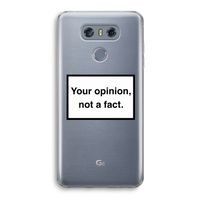 Your opinion: LG G6 Transparant Hoesje