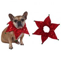 Honden verkleed kraag/halsband Kerst met belletjes