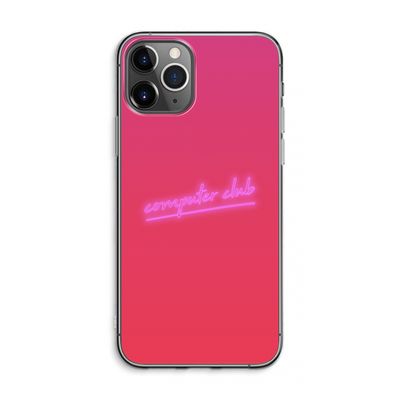 Vice Glow: iPhone 11 Pro Max Transparant Hoesje