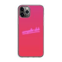 Vice Glow: iPhone 11 Pro Max Transparant Hoesje