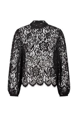 Veda lace top - black - 13339