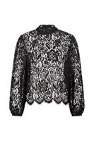 Veda lace top - black - 13339