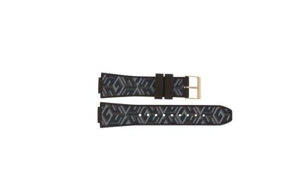 Horlogeband Guess GW0621L5 / W0621L5 / Charisma Rubber Bruin 14mm