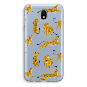 Luipaard: Samsung Galaxy J5 (2017) Transparant Hoesje