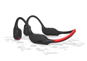 Philips TAA7607BK/00 hoofdtelefoon/headset Hoofdtelefoons Draadloos Neckband Sporten Bluetooth Zwart, Rood