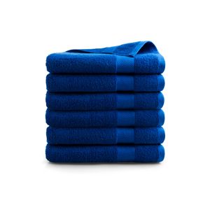 Handdoek Hotel Collectie - 6 stuks - 70x140 - klassiek blauw