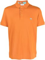 ETRO polo à logo brodé - Orange