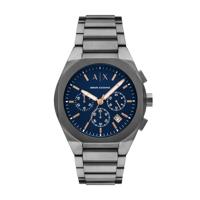 Horlogeband Armani AX4182 / Exchange Staal Zwart 16mm