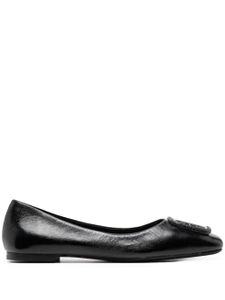 Tory Burch ballerines Georgia Pavé en cuir - Noir