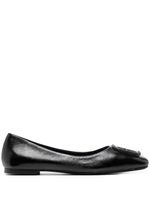 Tory Burch ballerines Georgia Pavé en cuir - Noir