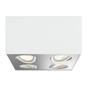 Philips WarmGlow LED Box plafond-/wandspot, 4x